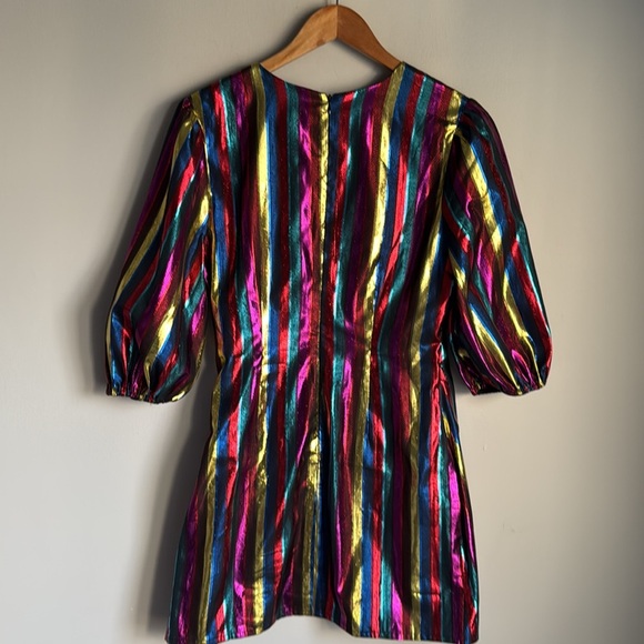 Lovers and Friends Frida Mini Dress in Rainbow - Picture 3 of 14